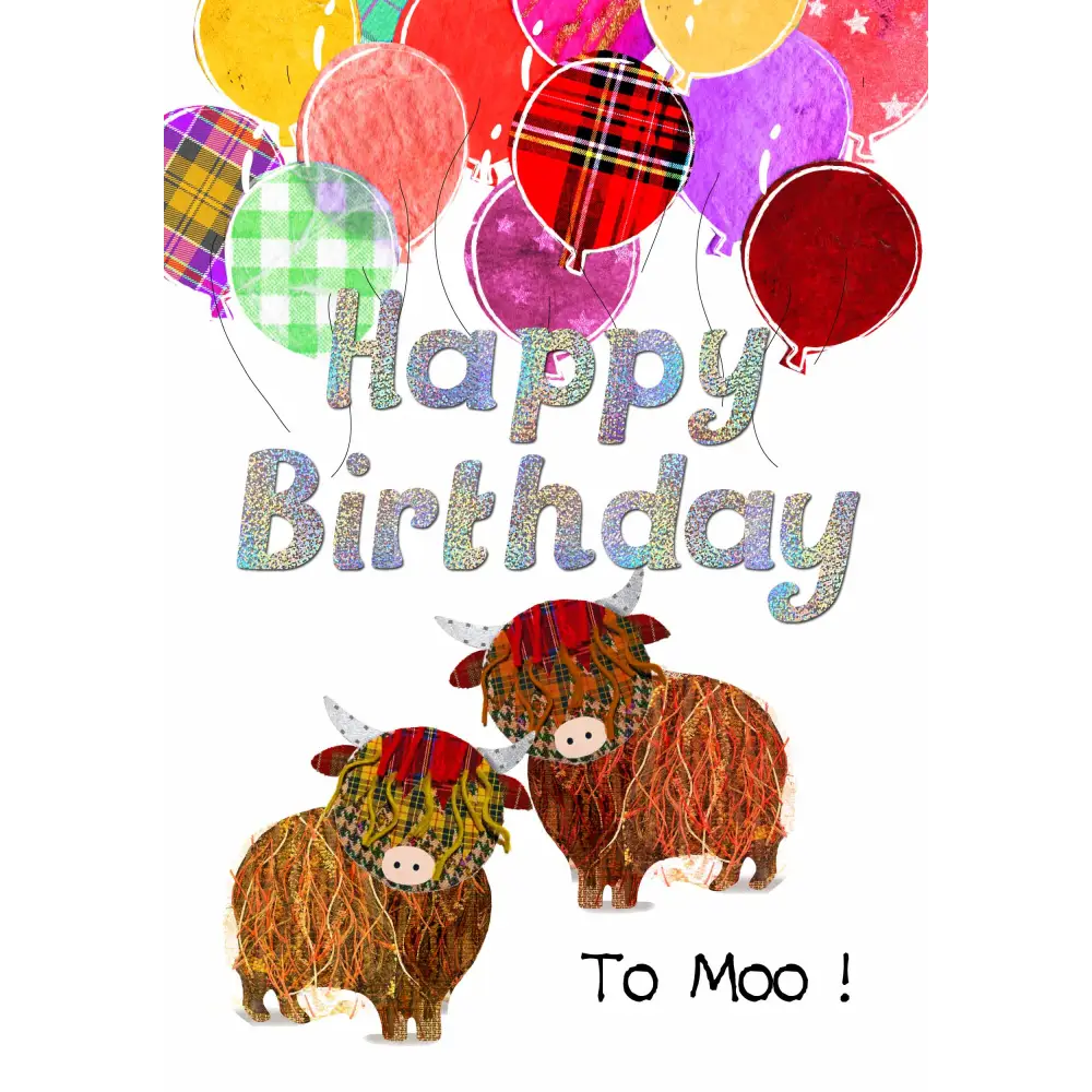 Happy Birthday to Moo Card - Greeting & Note Cards