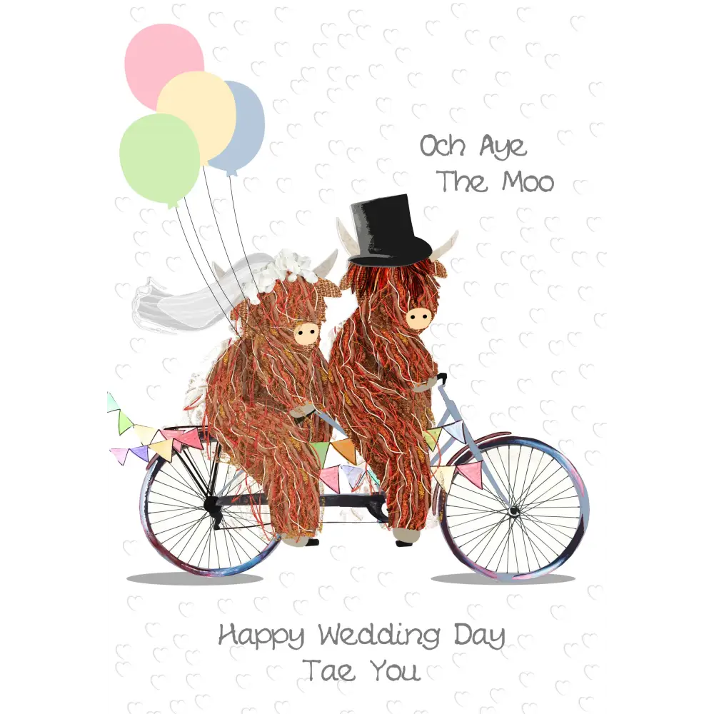 Happy Wedding Day Card - Greeting & Note Cards