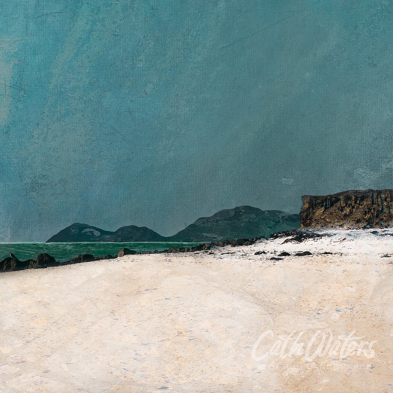 Harris from Coral Beach, Isle of Skye Print | Cath Waters | Scottish Creations
