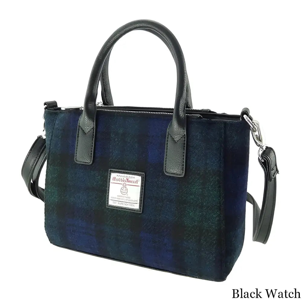 Harris Tweed Brora Bag - Black Watch #060