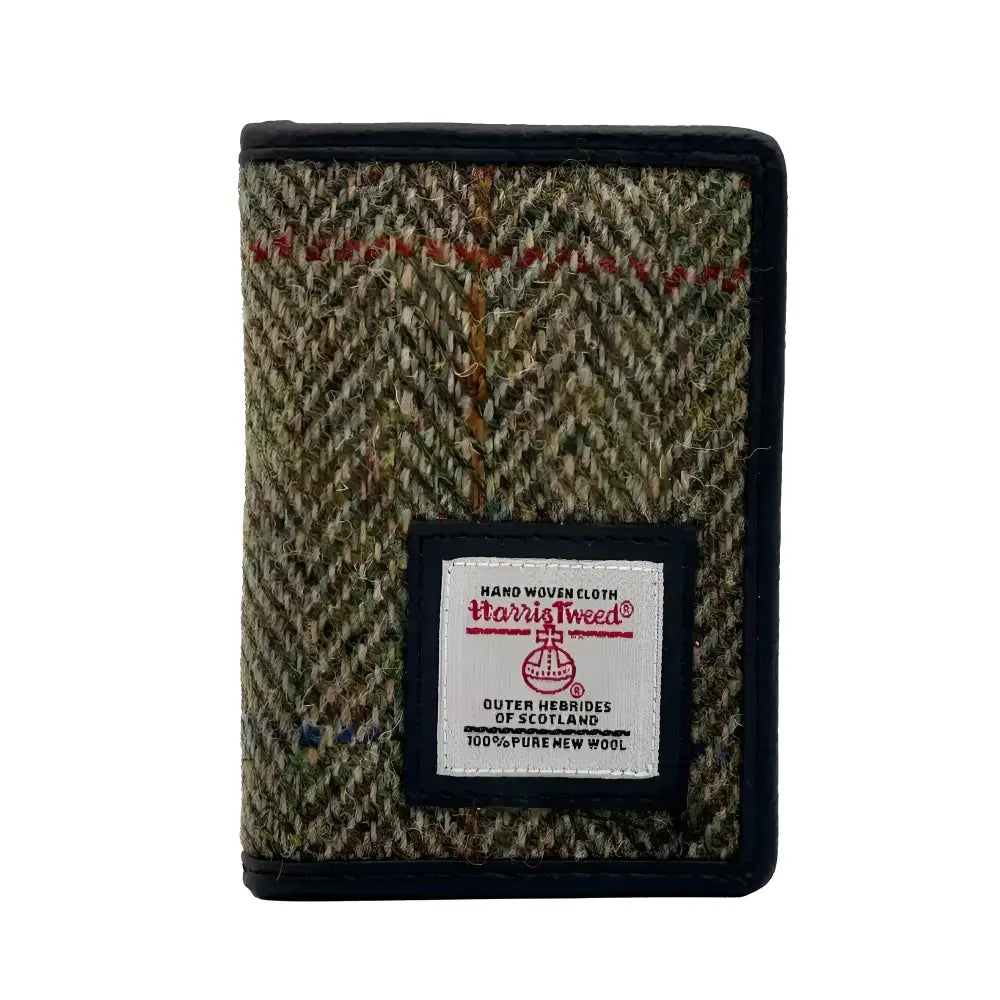 Harris Tweed Card Holder - Green