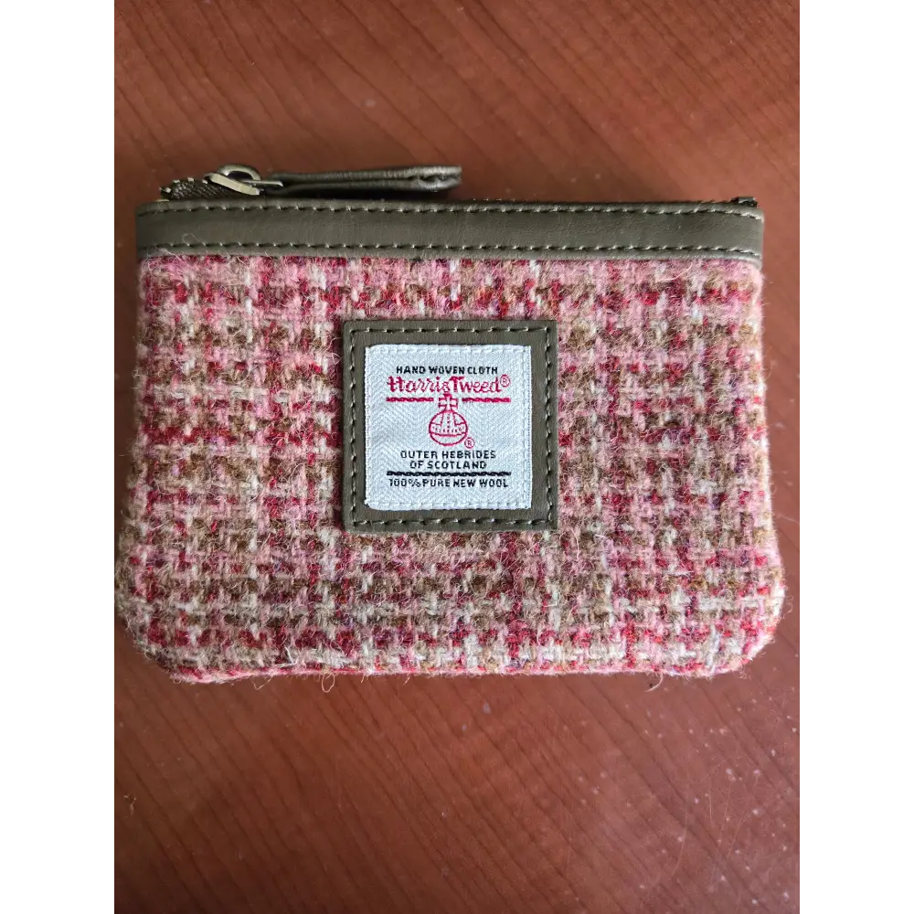 Harris Tweed Coin Purse - Maple