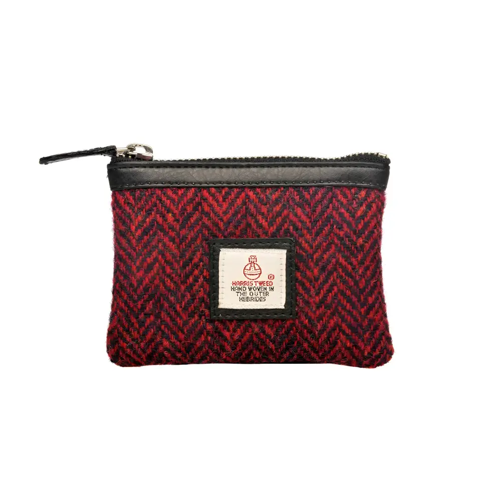 Harris Tweed Coin Purse - Red