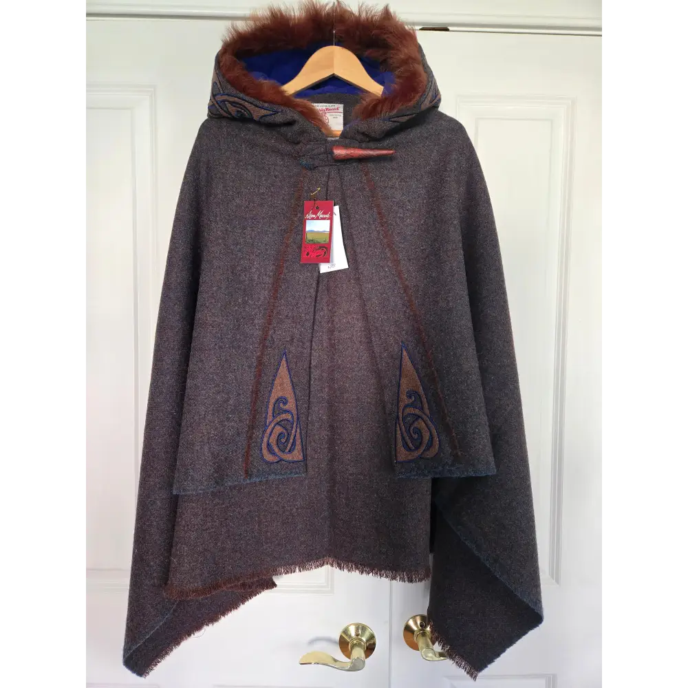 Harris Tweed Hebridean Hooded Cape - Cosy Essentials