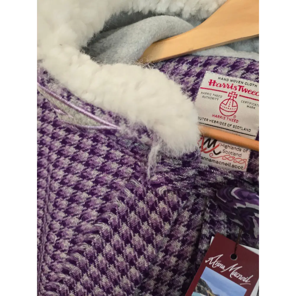 Harris Tweed Hebridean Hooded Cape - Cosy Essentials