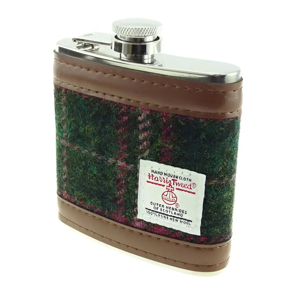 Harris Tweed Hip Flask