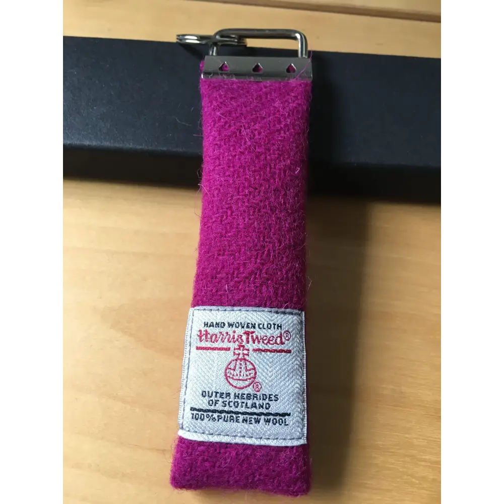 Harris Tweed Key Rings - Pink