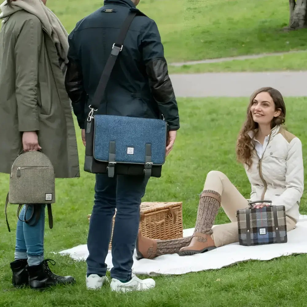 Harris Tweed Messenger Bag