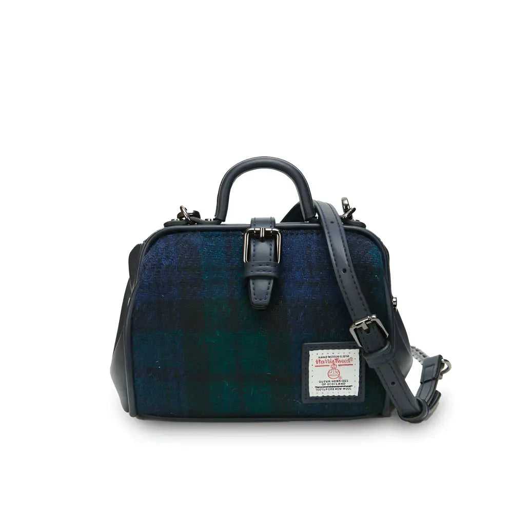 Harris Tweed Mini Doctor’s Bag - Black Watch