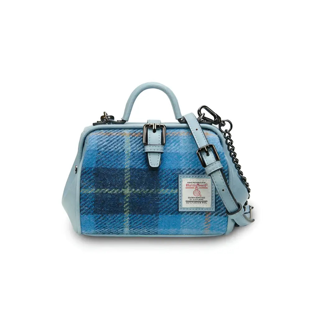 Harris Tweed Mini Doctor’s Bag - Blue