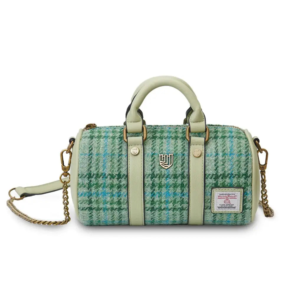 Harris Tweed Mini Duffel Bag - Mint
