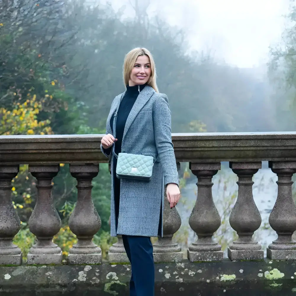 Harris Tweed Quilted Shoulder Bag