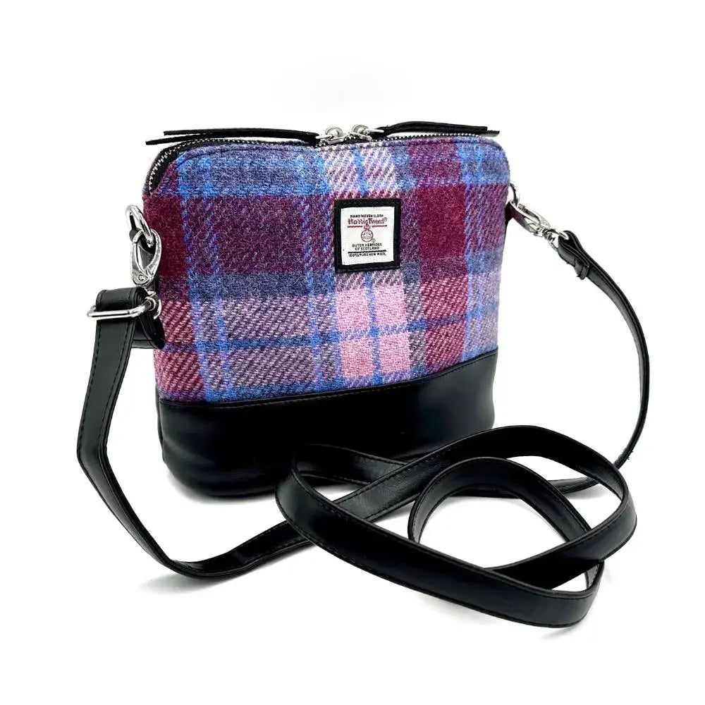 Harris Tweed Square Shoulder Bag - Pastel