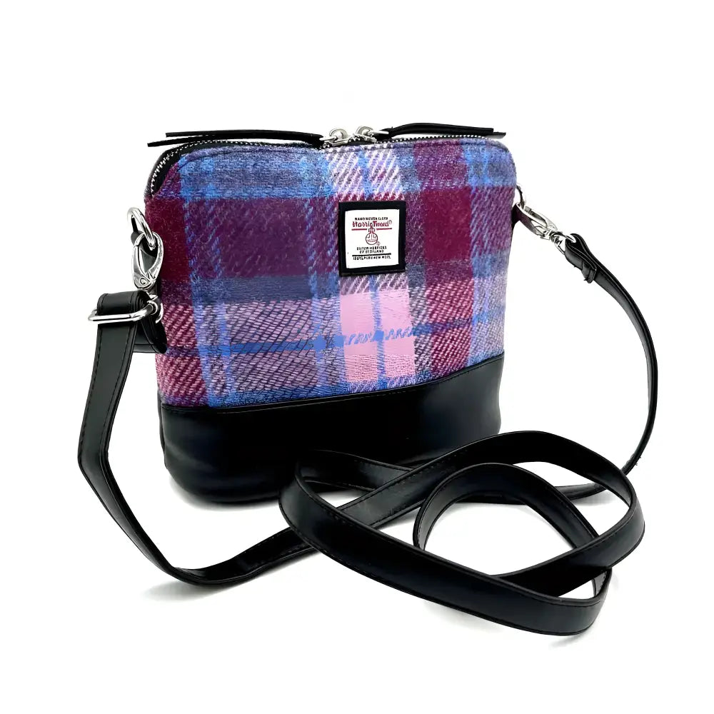 Harris Tweed Square Shoulder Bag - Pastel