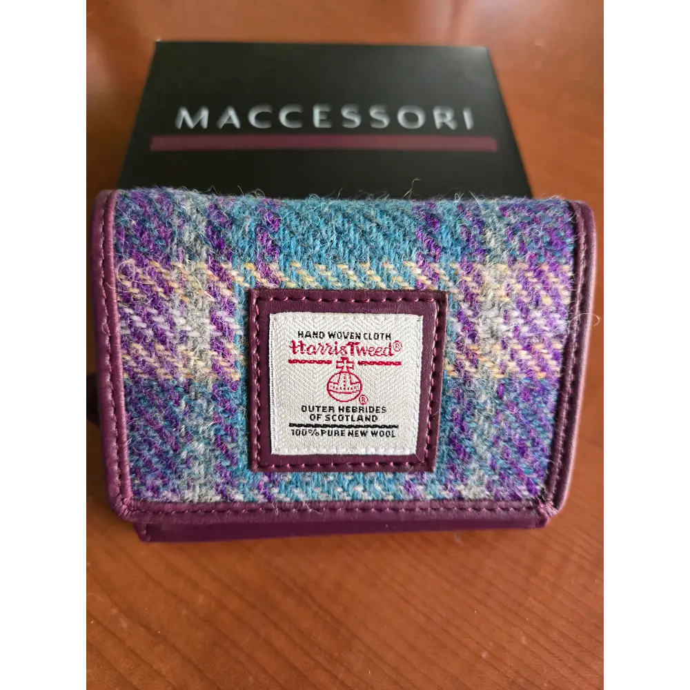 Harris Tweed Trifold Purse