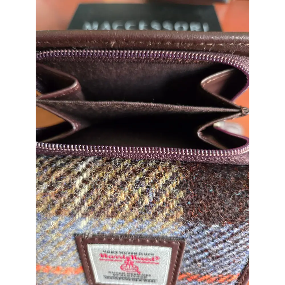 Harris Tweed Trifold Purse
