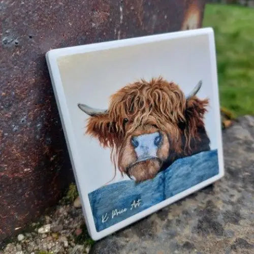 Hey Pal Ceramic Coaster - Scottish Home