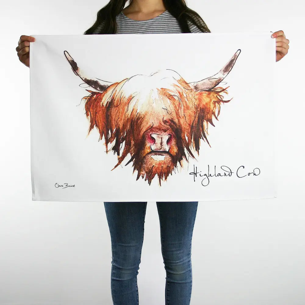 The Highland Cow Apron - Scottish Home
