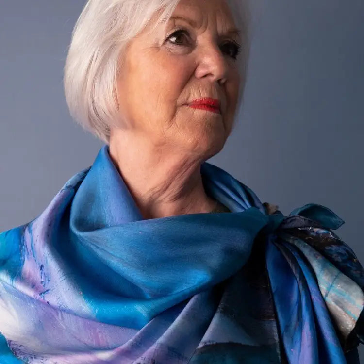 Highland Hues Silk Scarf - Scarves