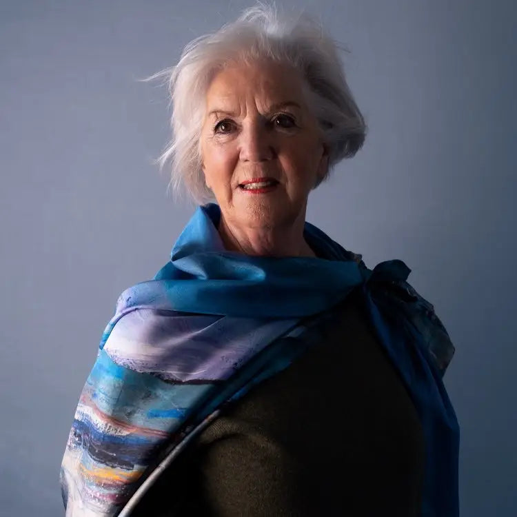 Highland Hues Silk Scarf - Scarves