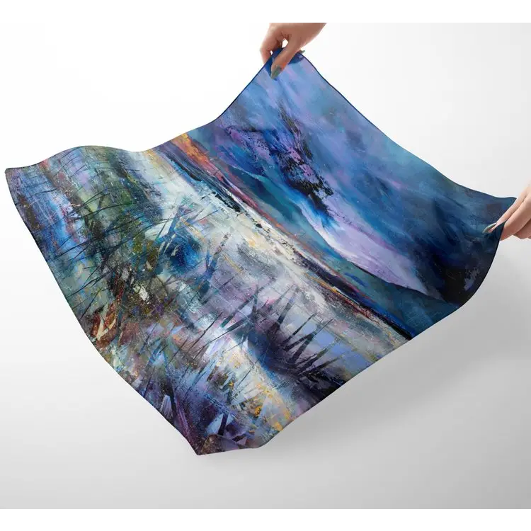 Highland Hues Silk Scarf - Traditional Square 35’’ x - Scarves