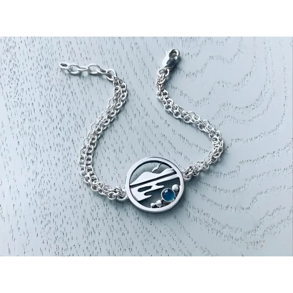 The Highlands Double Chain Bracelet - Scottish Jewelry