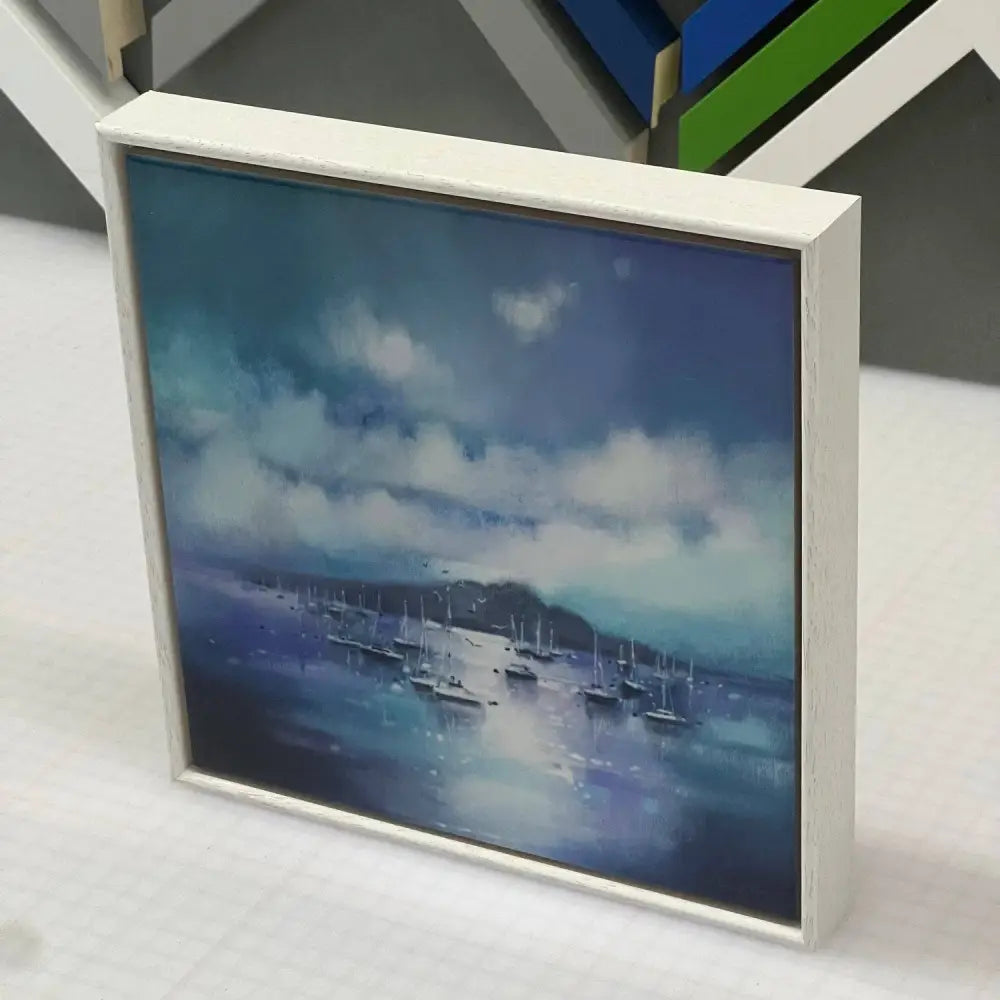 Holy Isle Moorings Arran Framed Tile - Scottish Home