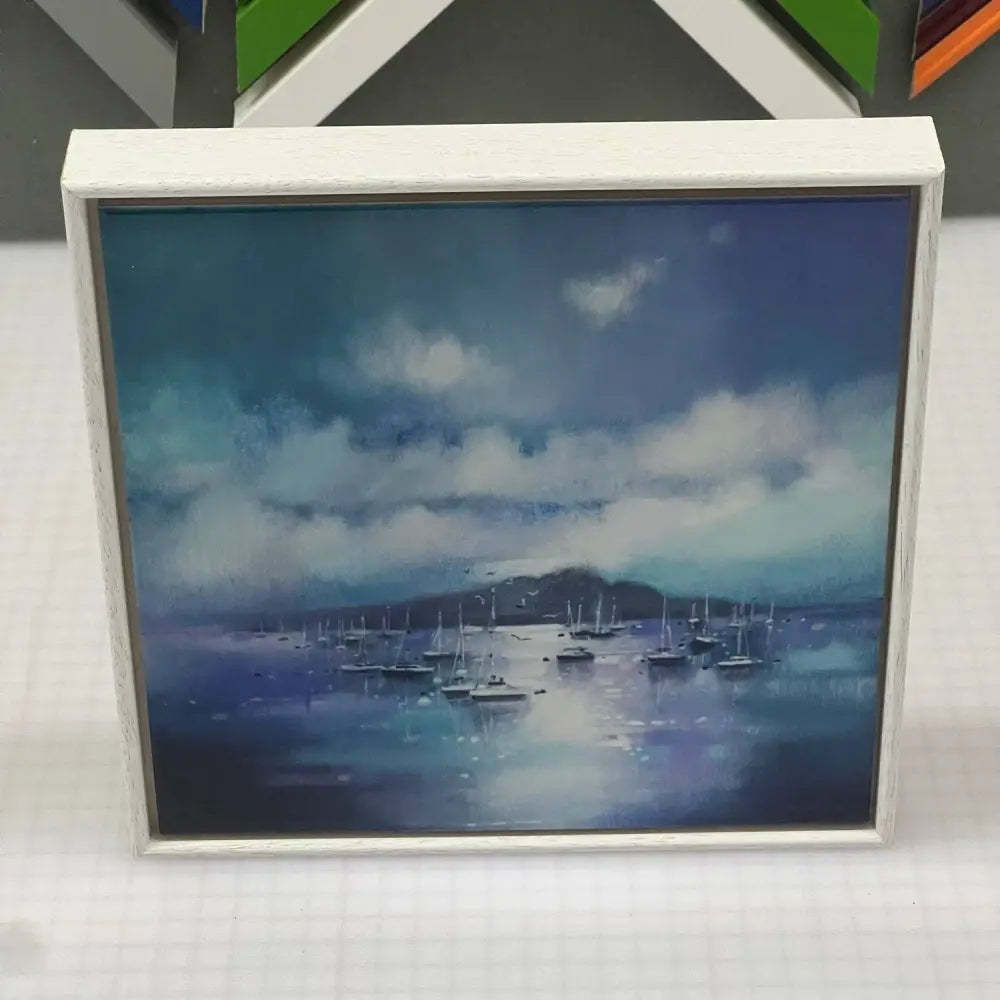 Holy Isle Moorings Arran Framed Tile - Scottish Home