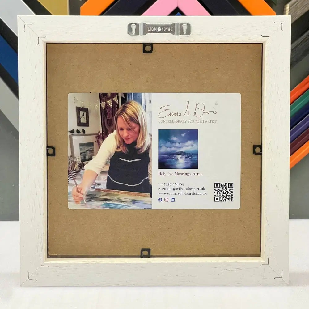 Holy Isle Moorings Arran Framed Tile - Scottish Home