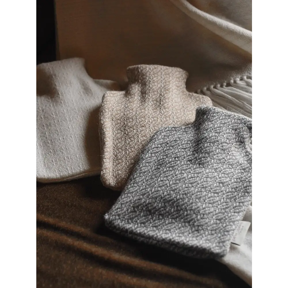 Hot Water Bottle in Caramel Fern Alpaca