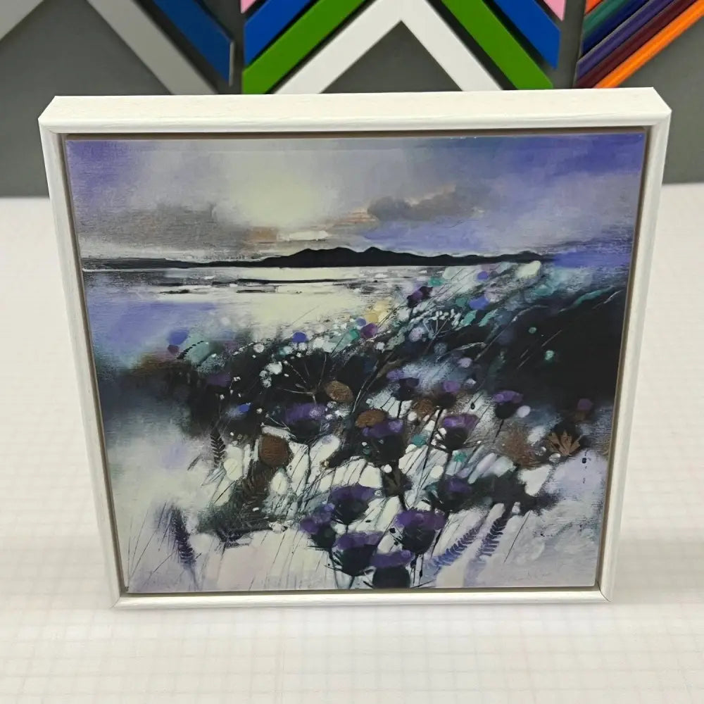 ’I’d Rather be in Arran’ Framed Tile - Scottish Home