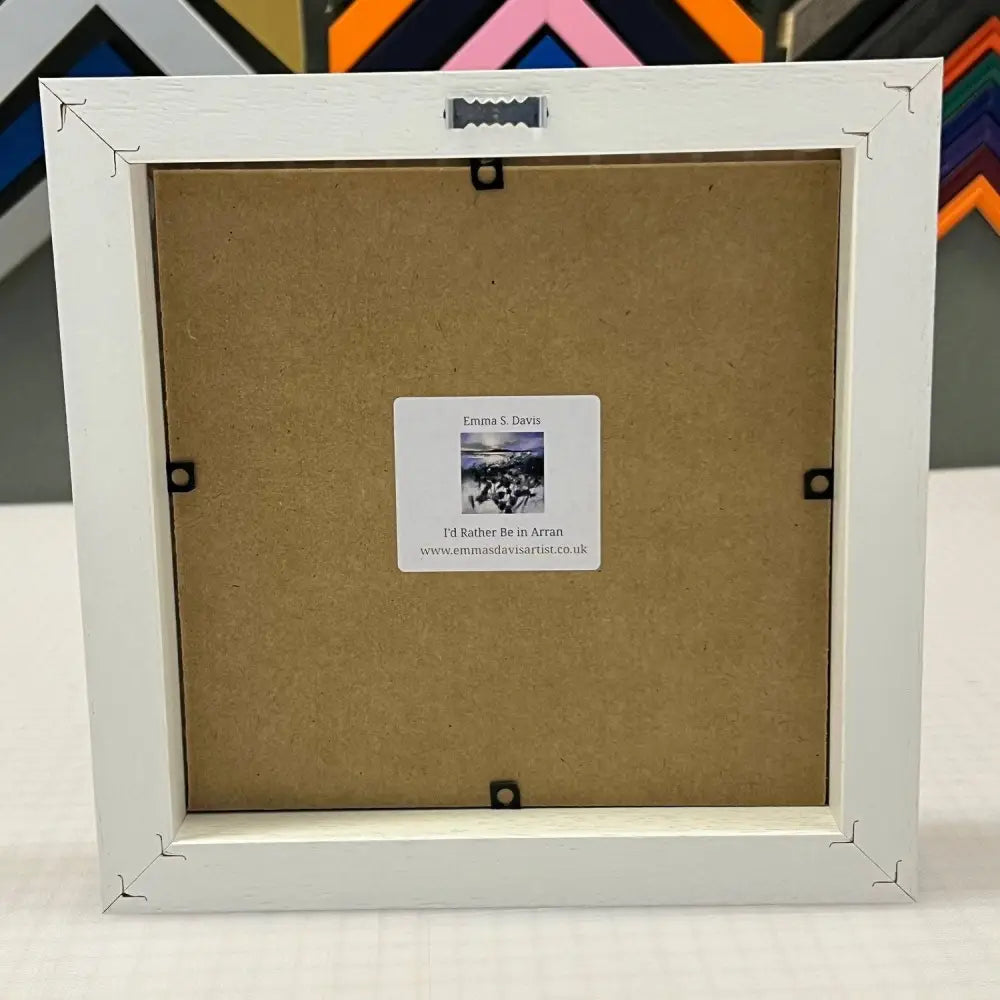 ’I’d Rather be in Arran’ Framed Tile - Scottish Home