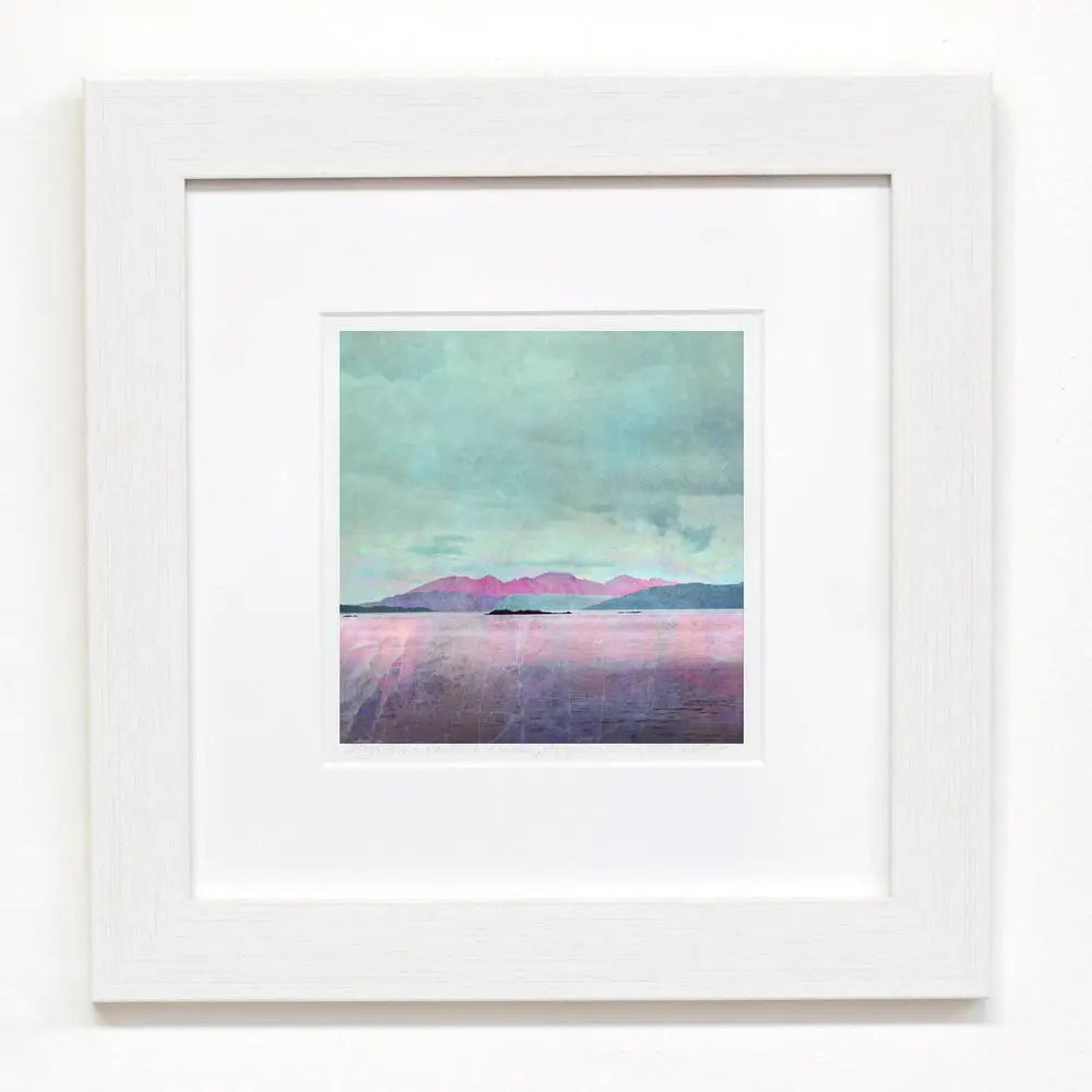 The Isle of Arran over the Sound Bute Print - Scottish Art