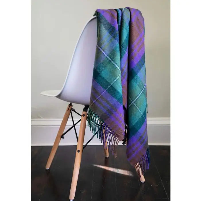 Isle of Skye Tartan Lambswool Blanket - Blankets