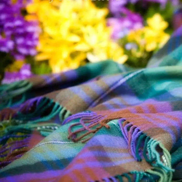 Isle of Skye Tartan Lambswool Blanket - Blankets