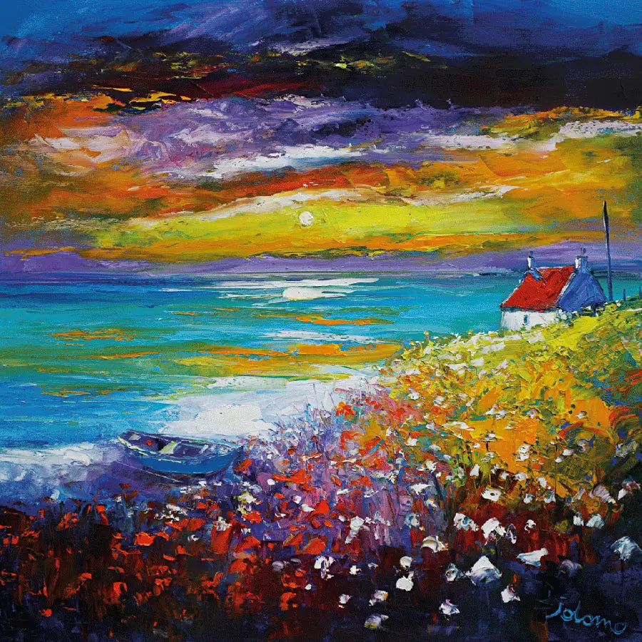 Jolomo Coaster Wild Flowers South Uist - Scottish Home