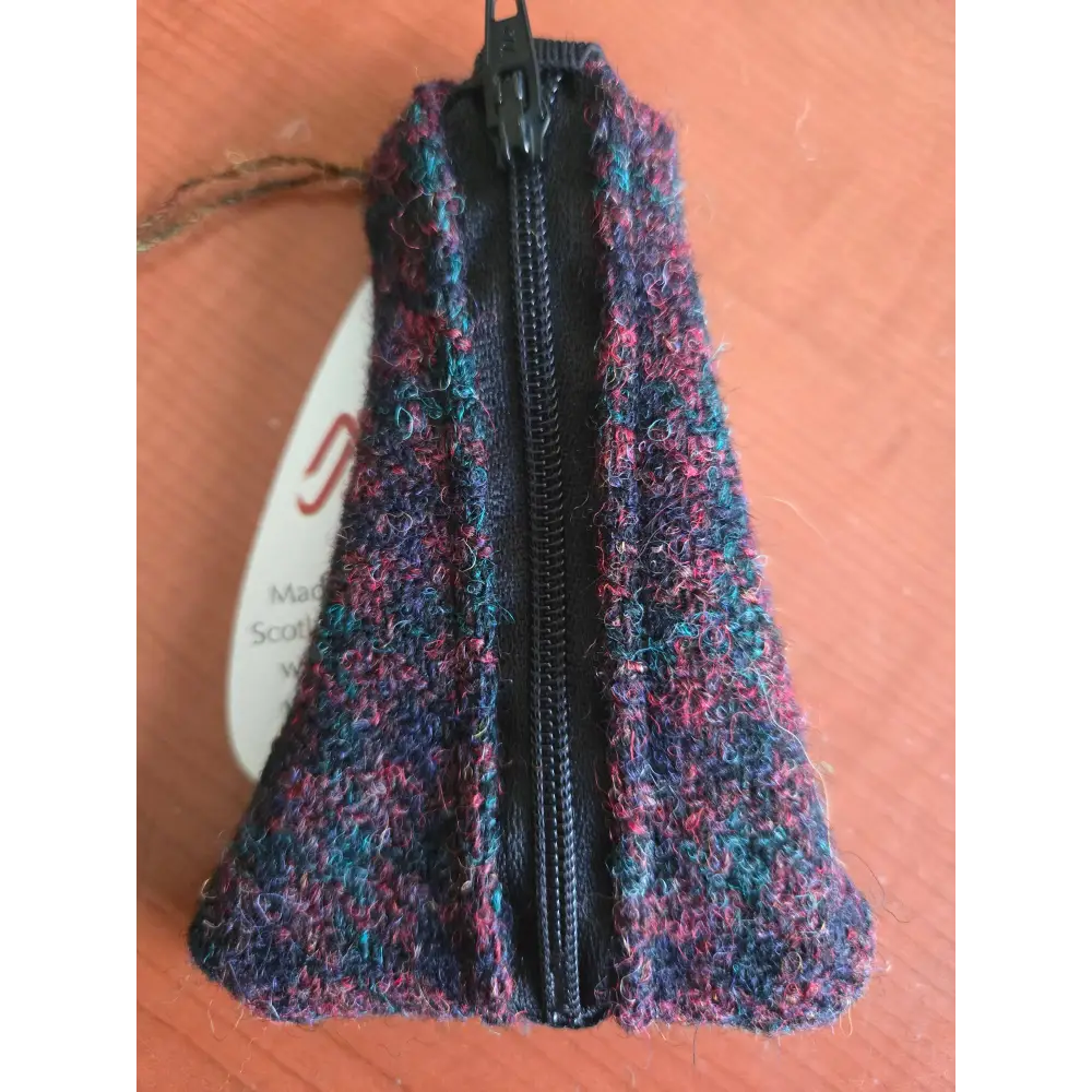 Key Ring Purse in Harris Tweed