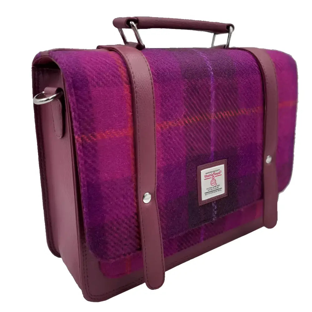 Ladies Messenger Bag in Harris Tweed