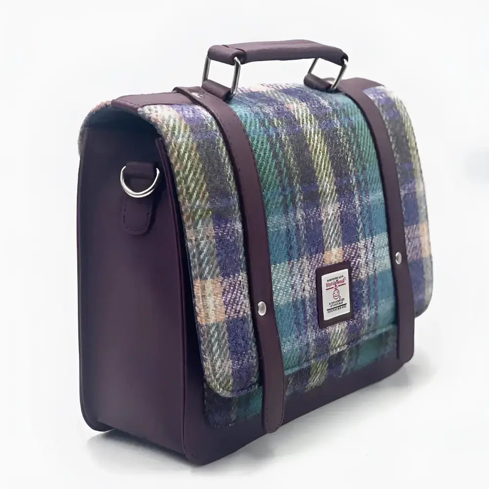 Ladies Messenger Bag in Harris Tweed