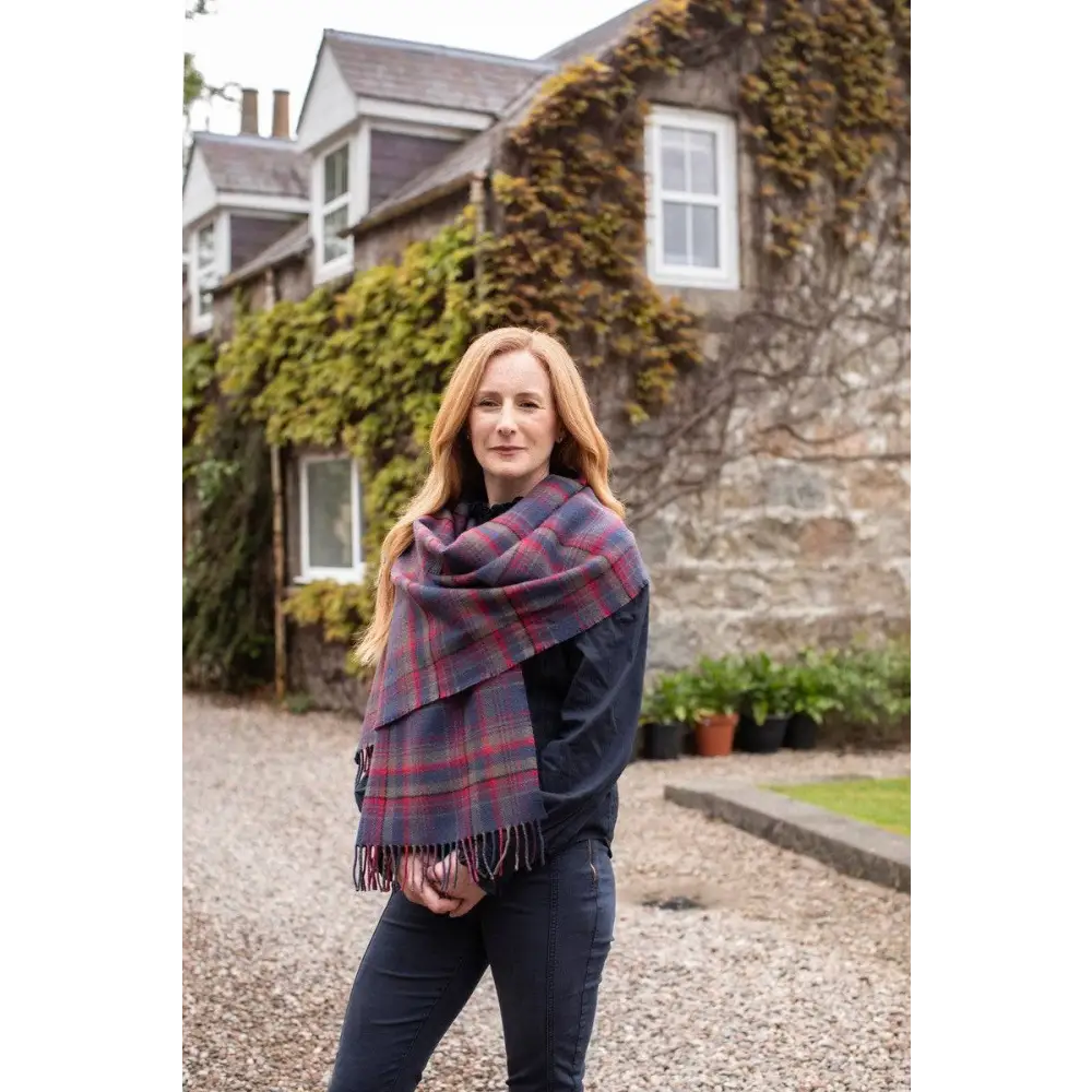 Limited Edition Tartan Shawl - Highlands at Dusk - Serape