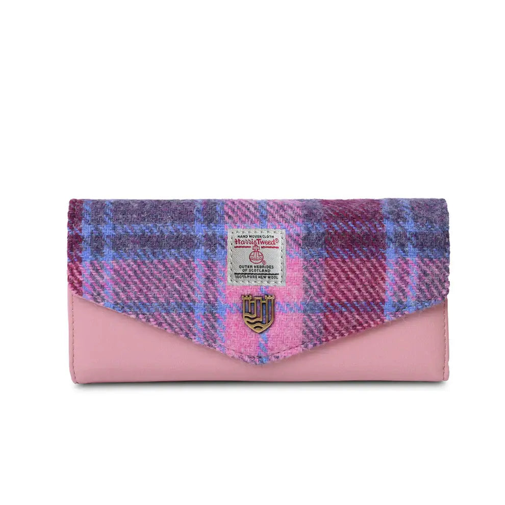 Long Clasp Purse in Harris Tweed