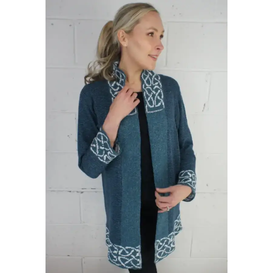 Long Mull Jacket in Marine - Cosy Essentials