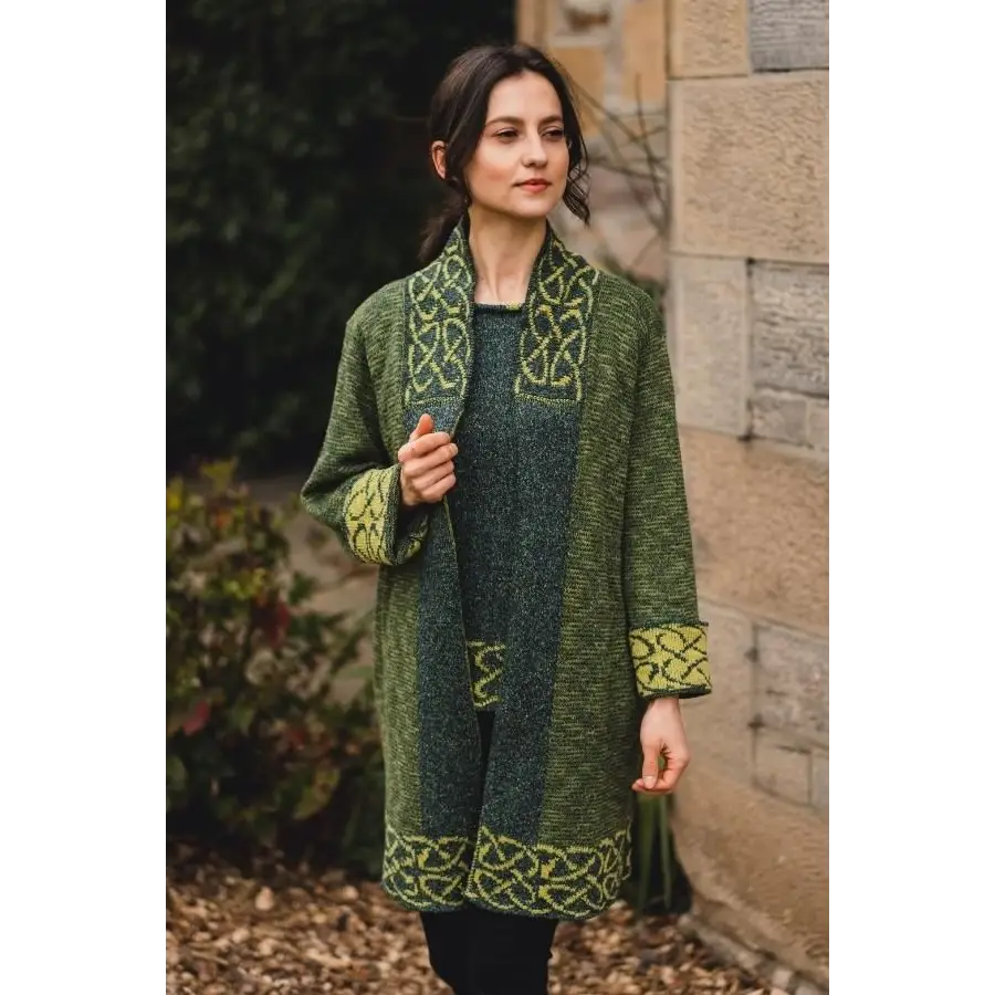 Long Mull Jacket in Moss - Cosy Essentials