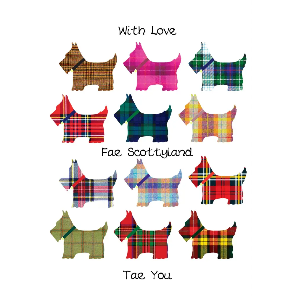 With Love From Scottyland Card - Greeting & Note Cards