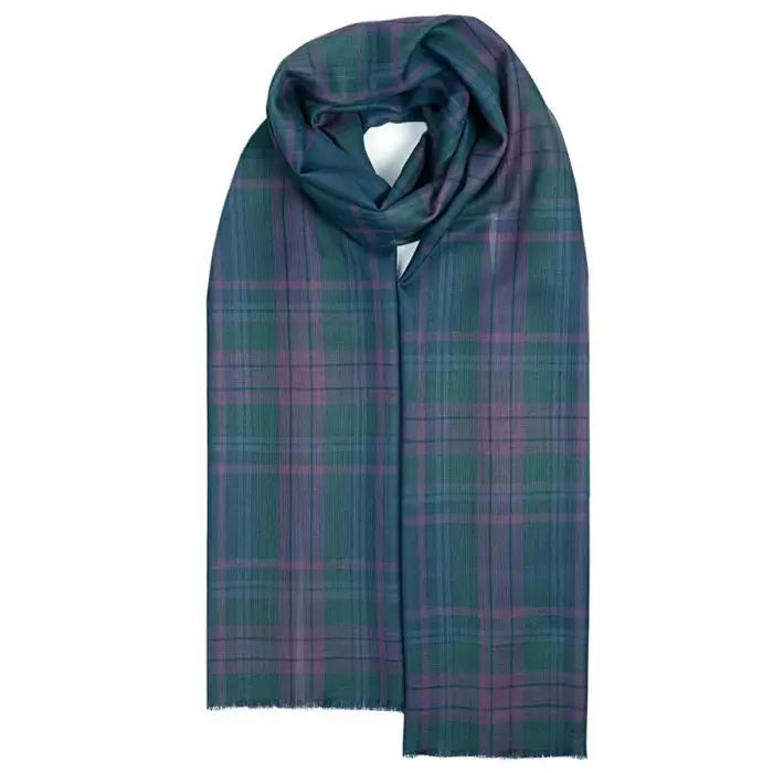Luxury Extra Fine Merino Stole Spirit of Scotland Tartan - Scarves