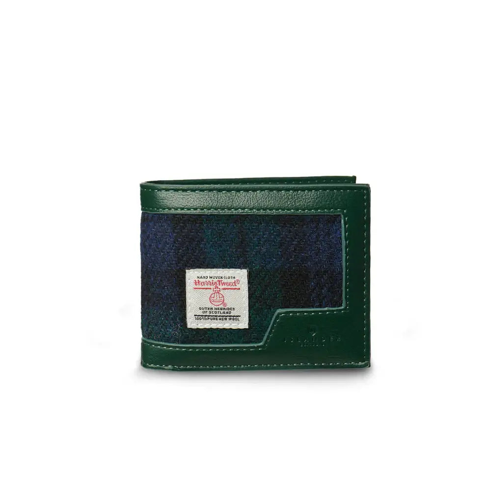 Men’s Wallet in Harris Tweed - Black Watch