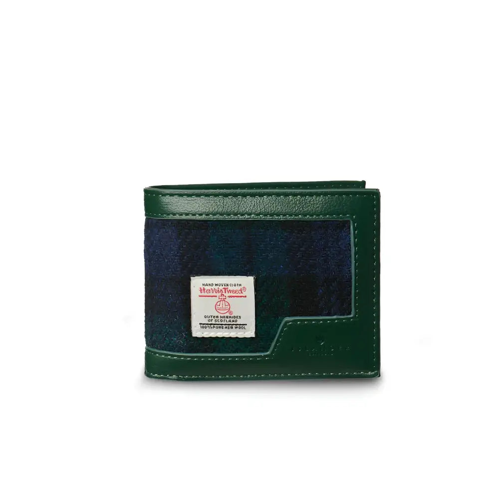 Men’s Wallet in Harris Tweed - Black Watch