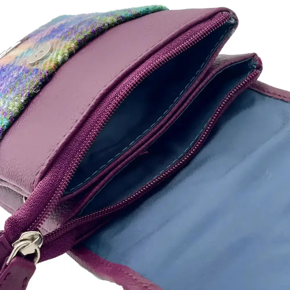 Mini Cross Body Bag in Harris Tweed