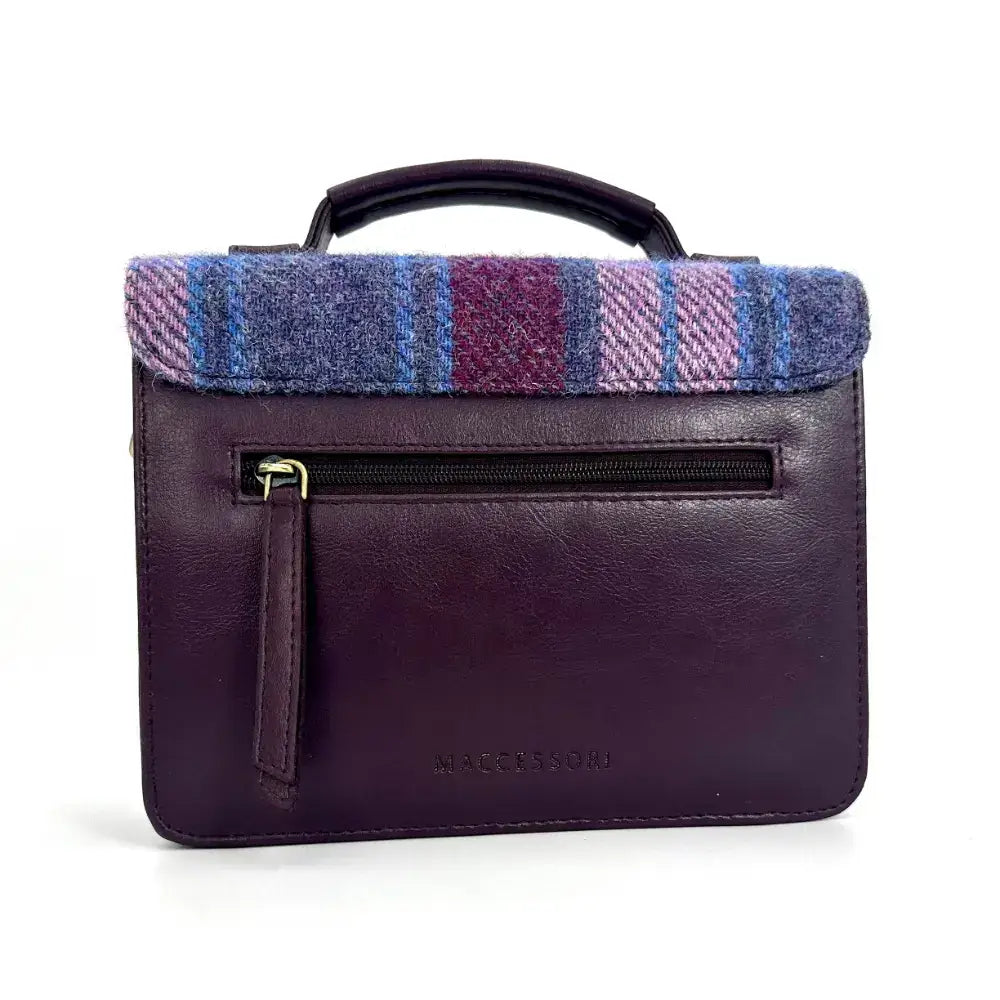Mini Messenger Bag in Harris tweed - Tweed