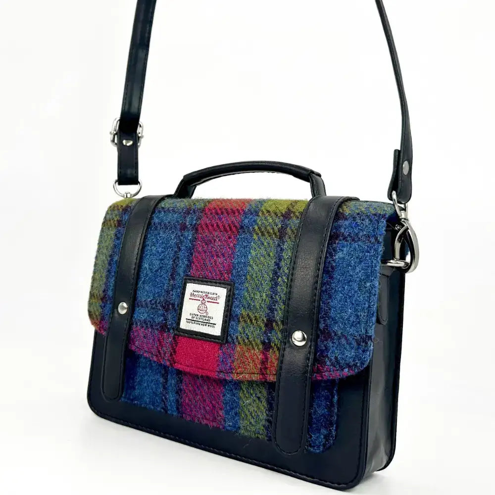 Mini Messenger Bag in Harris tweed - Tweed